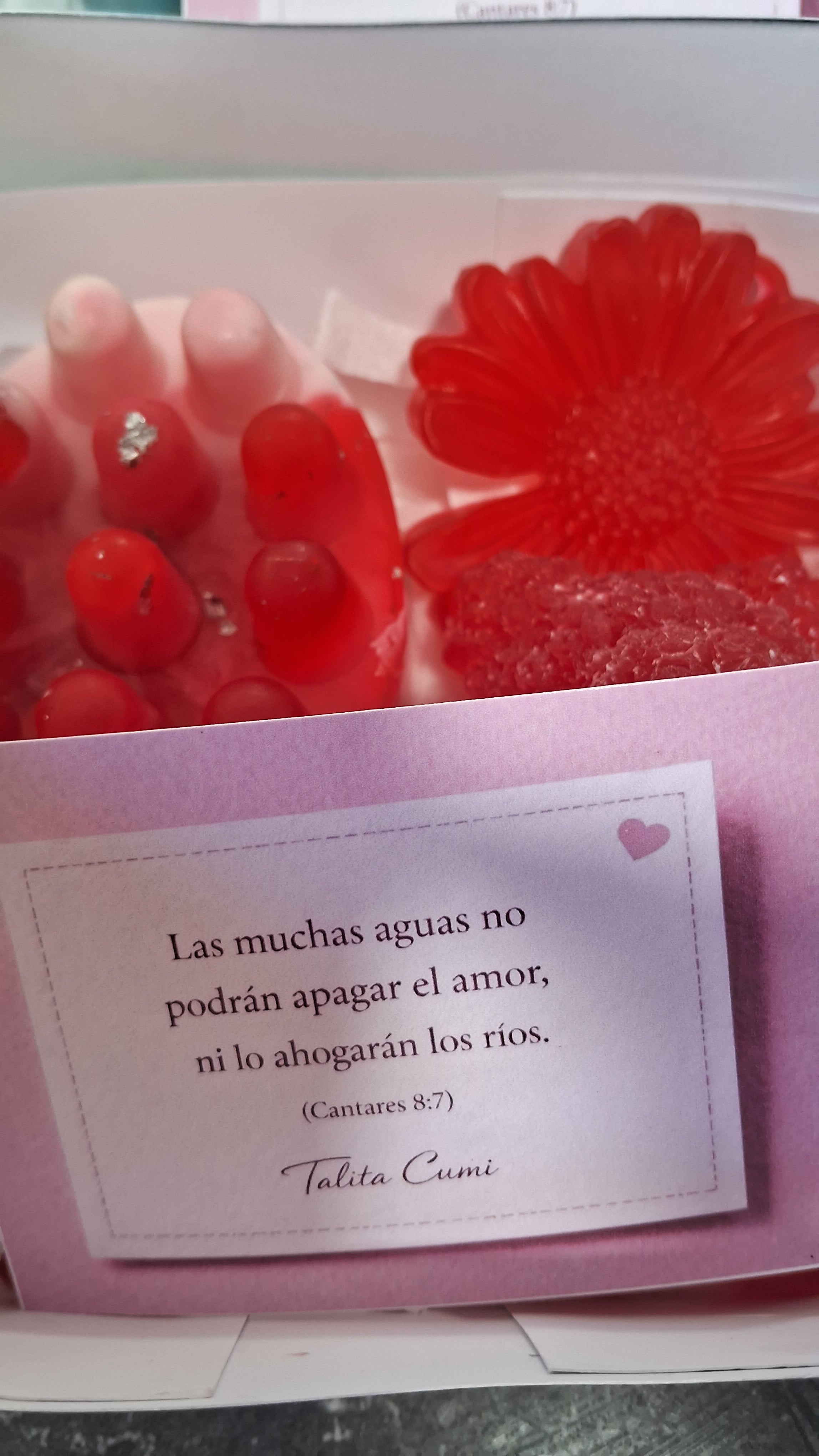 Cajita de jabones de Glicerina