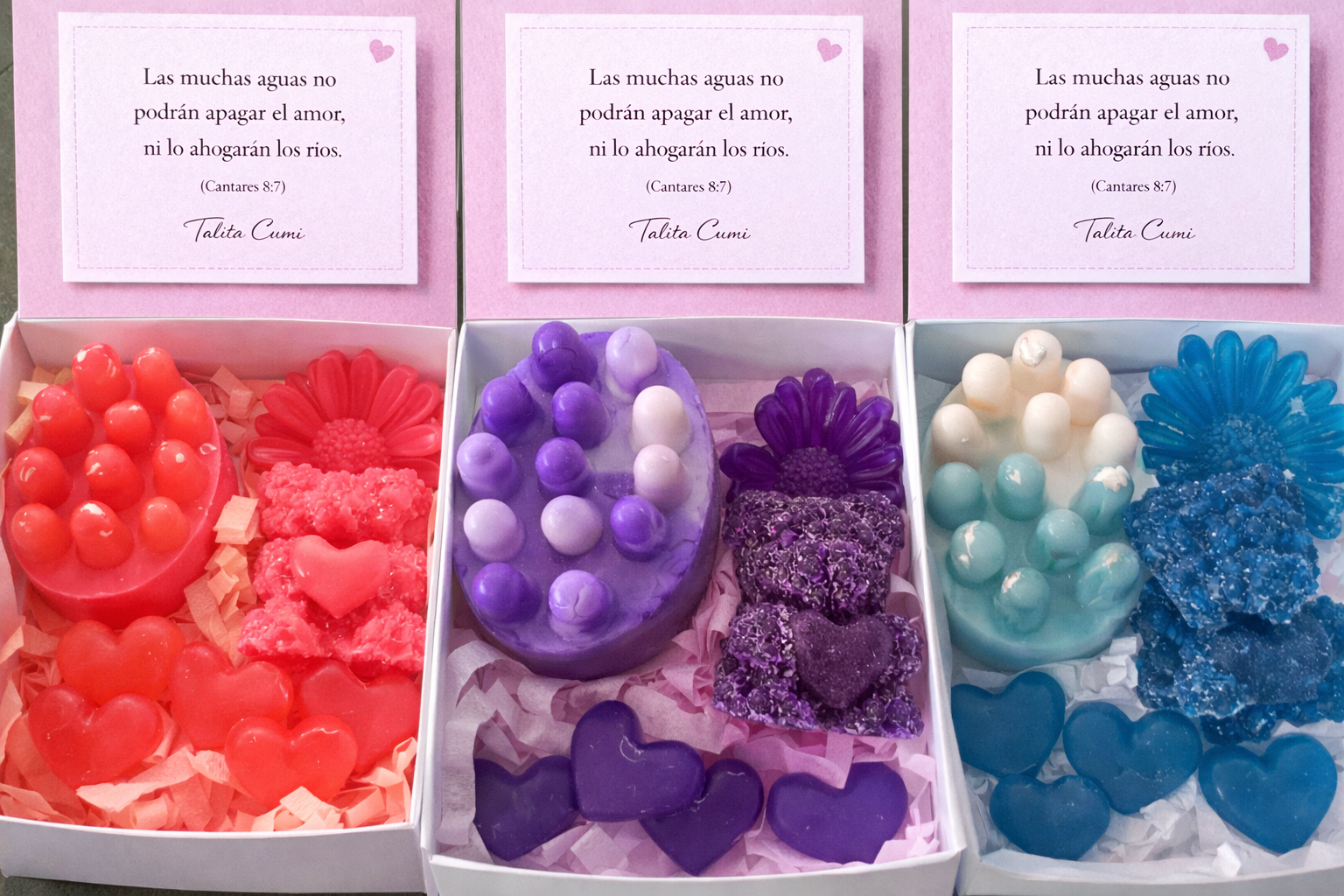 Cajita de jabones de Glicerina